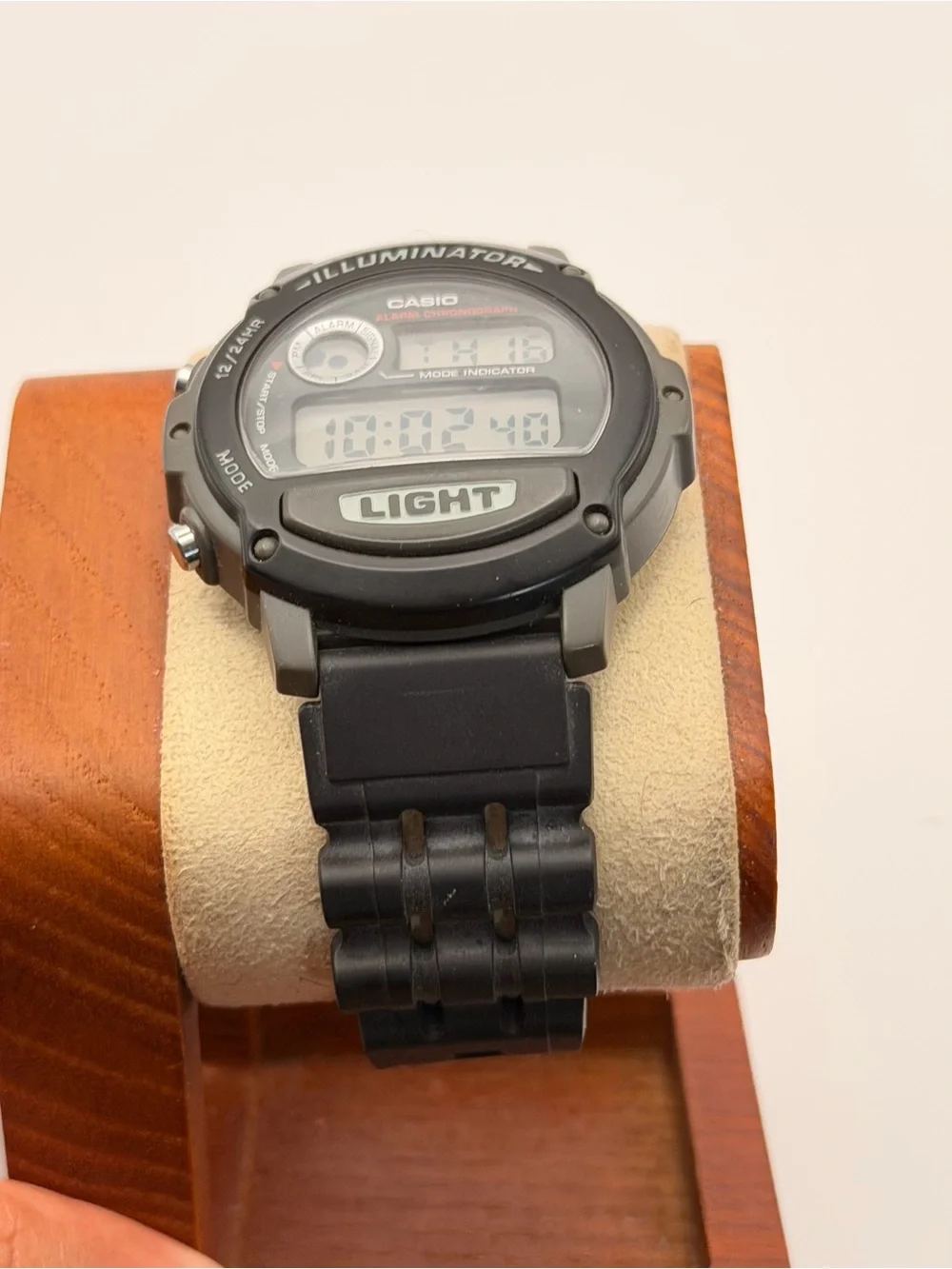 Casio Illuminator W87H-1V, black/Gray, Tested